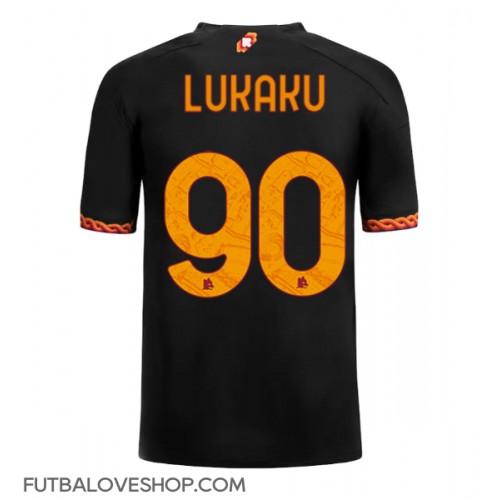 Dres AS Roma Romelu Lukaku #90 Tretina 2023-24 Krátky Rukáv